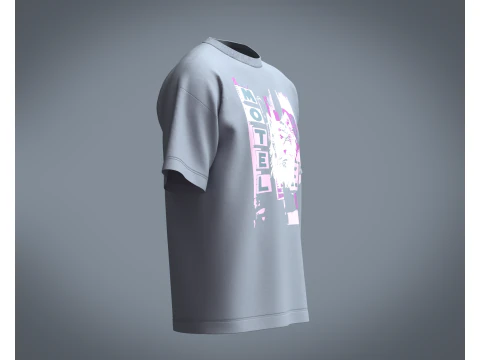 T-Shirt Motel 3D Model