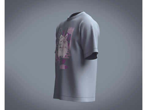 T-Shirt Motel 3D 모델