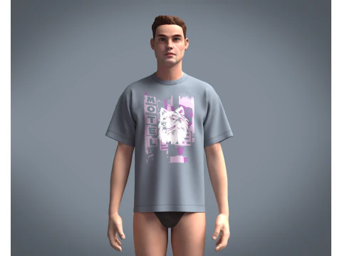 T-Shirt Motel 3D Model