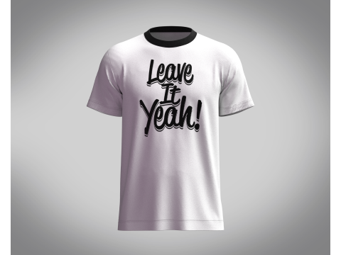 Tshirt - LEAVE Modèle 3D