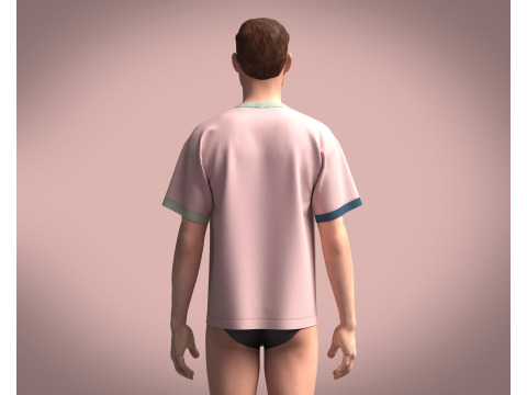 T-Shirt Parade 3D 模型