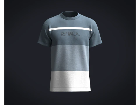 Tシャツ - 素敵です 3Dモデル