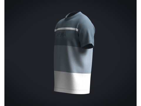 Tshirt - Nice 3D 模型