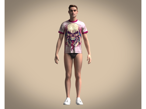 T-Shirt Predator Model 3D