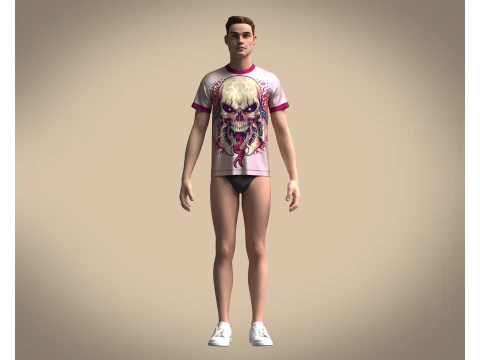 T-Shirt Predator 3D Model
