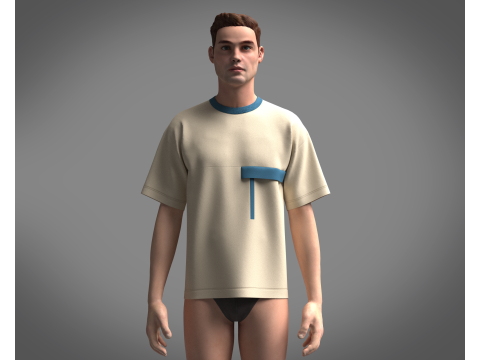 T-Shirt Pocket 3D Model