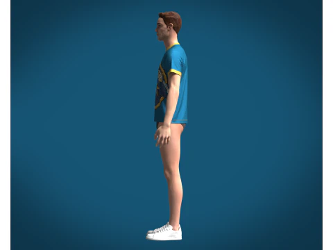 T-Shirt Rap Skull 3D Model