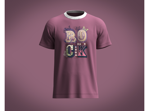 T-Shirt Rock 3D Model