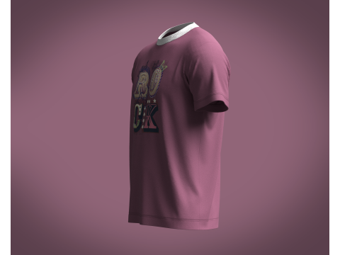 T-Shirt Rock 3D Model