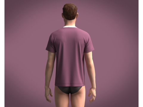 T-Shirt Rock 3D Model