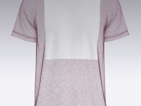 T-Shirt Rock 3D Model