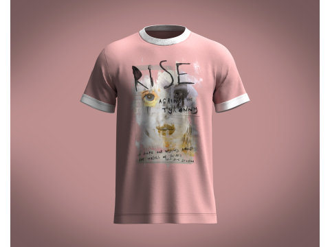 T-Shirt RISE 3D मॉडल
