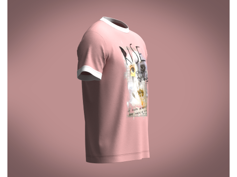 T-Shirt RISE Modelo 3D