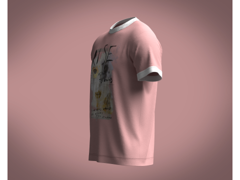 T-Shirt RISE Modelo 3D