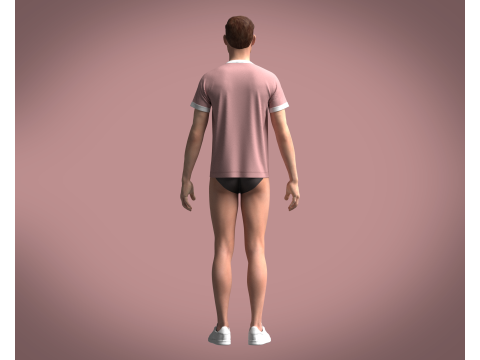 T-Shirt RISE Modelo 3D