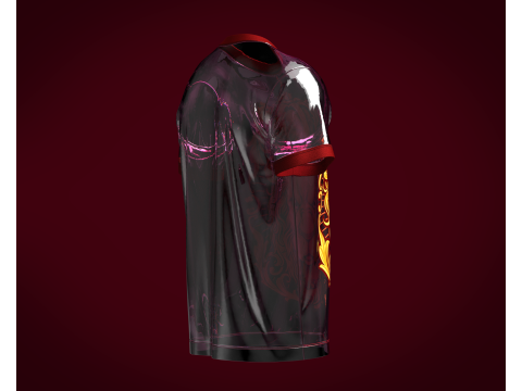 T-Shirt Royal King Lion 3D Модель