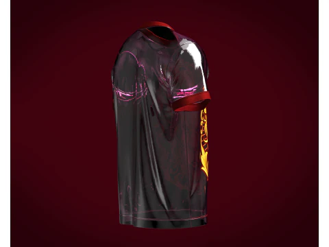 T-Shirt Royal King Lion 3D Model