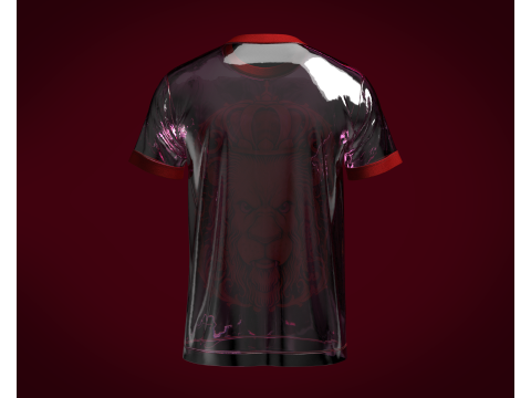 T-Shirt Royal King Lion 3D Модель