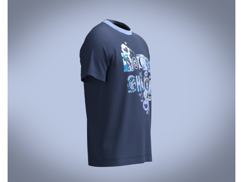 T-Shirt ROCK V2 Modello 3D