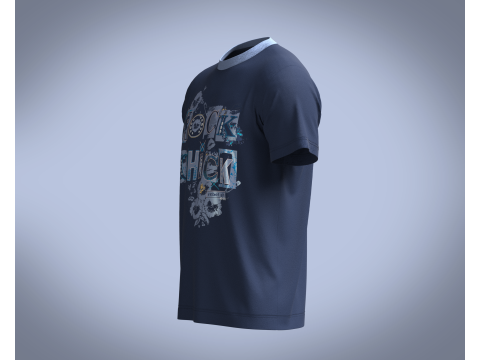 T-Shirt ROCK V2 Modello 3D