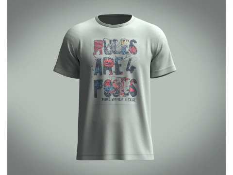 Tシャツのルール 3Dモデル