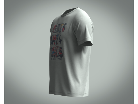 T-Shirt RULES 3D Модель