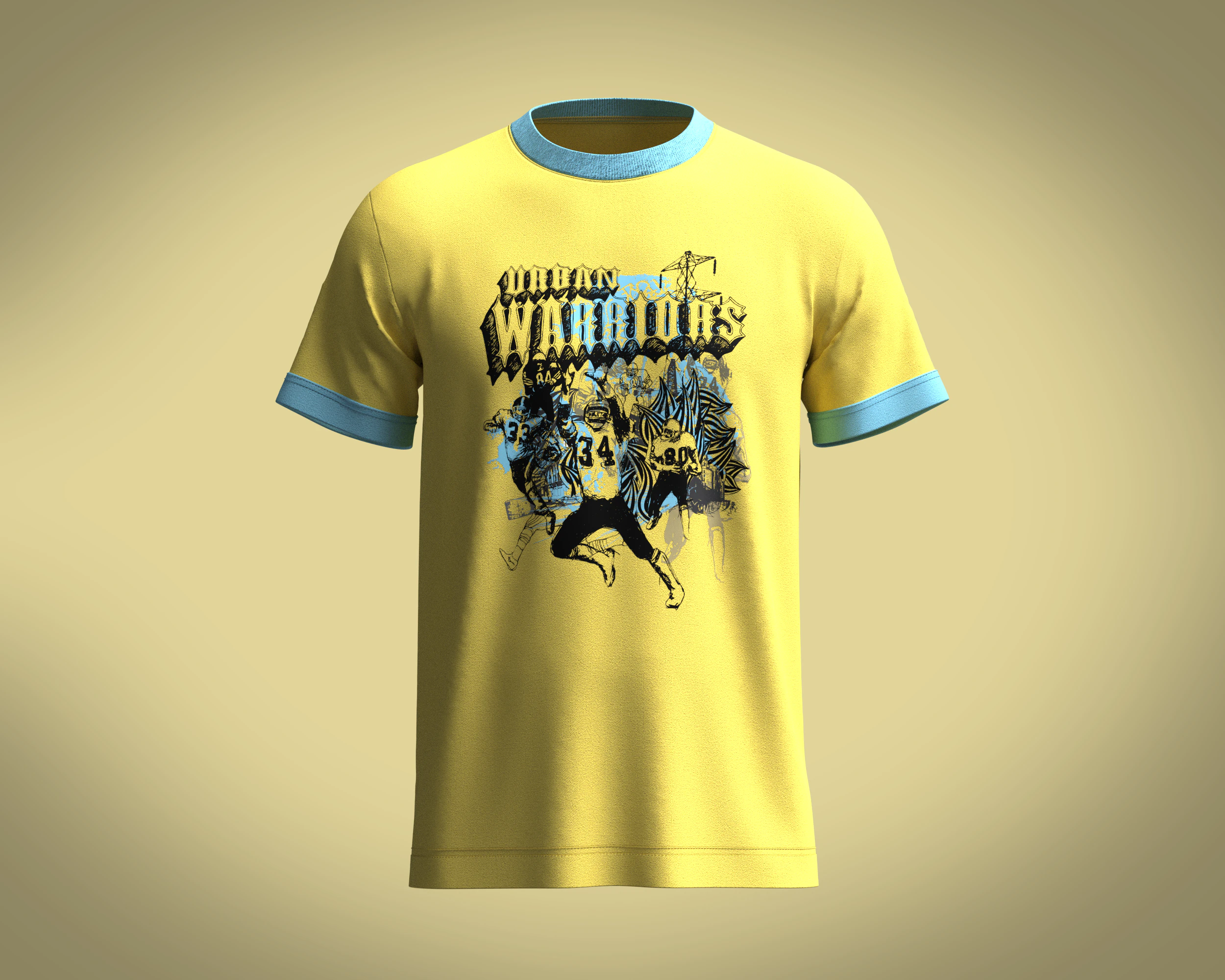 T-Shirt Sport 3D Model .c4d .max .obj .3ds .fbx .stl .blend