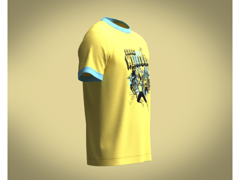 T-Shirt Sport Modelo 3D