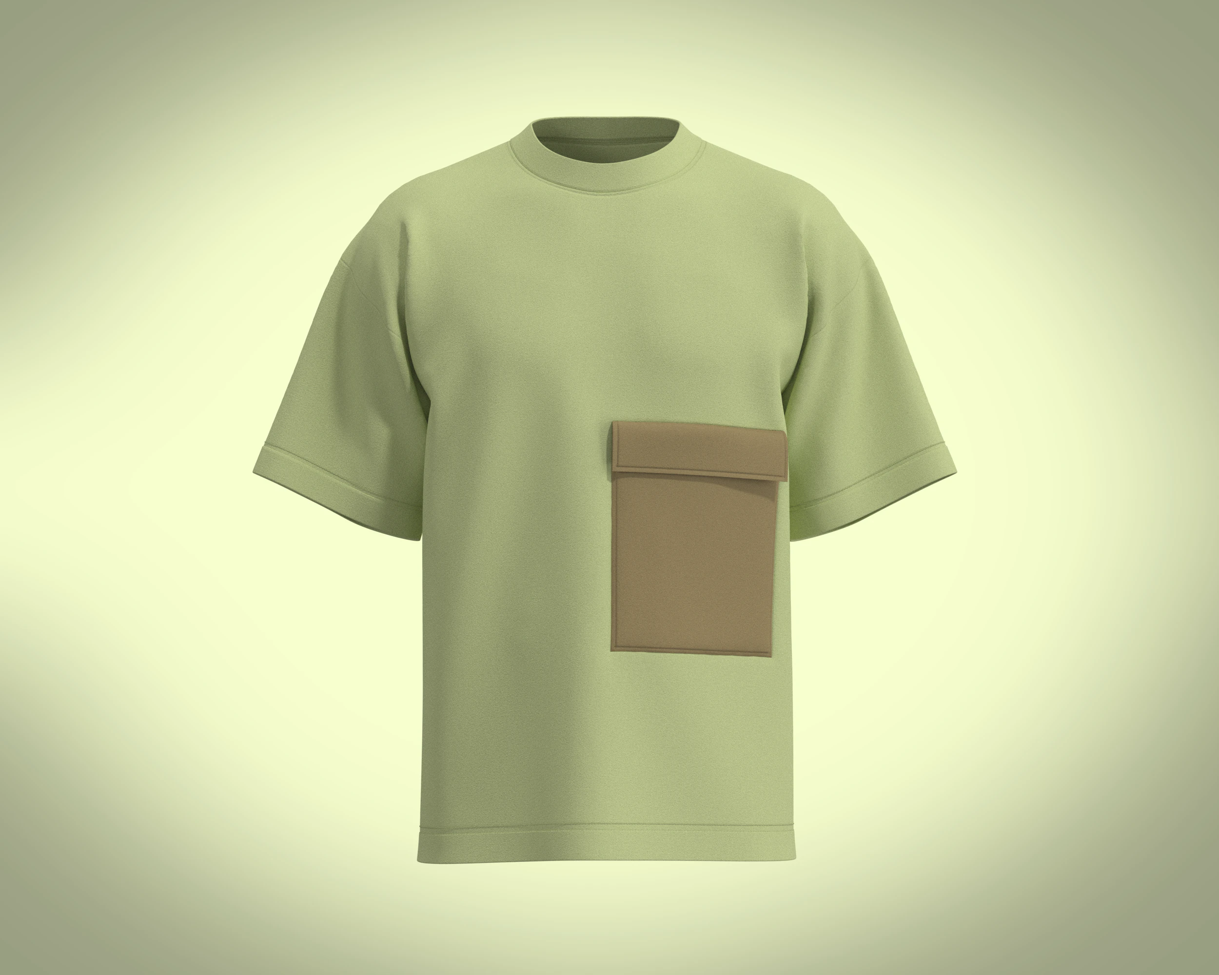 T-Shirt Side Pocket 3D Model .c4d .max .obj .3ds .fbx .stl .blend
