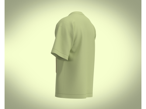 T-Shirt Side Pocket Modelo 3D