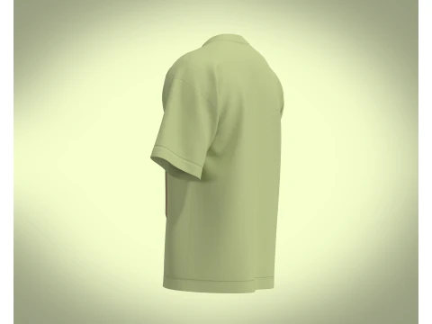 T-Shirt Side Pocket 3D Model