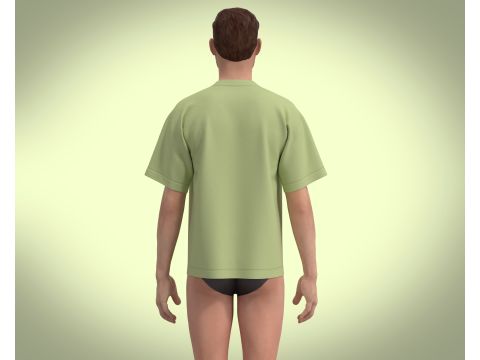 T-Shirt Side Pocket Modelo 3D