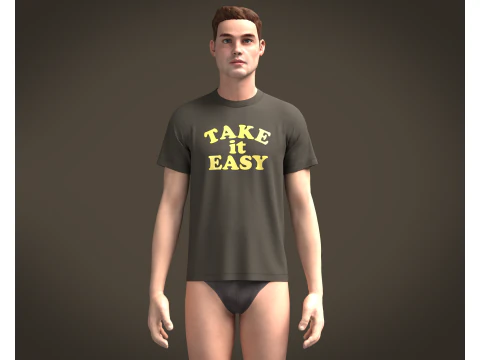 T-Shirt TAKE ME 3D Model