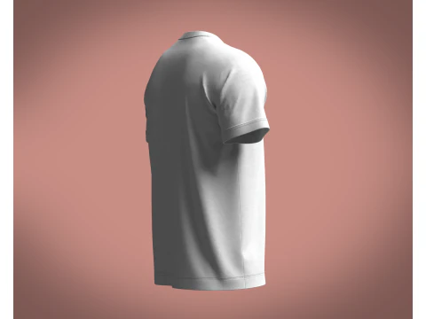 Tshirt - Beach 3D Model