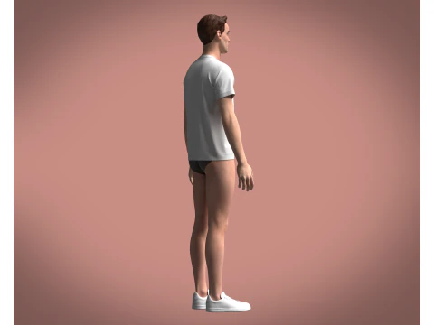 Tshirt - Beach 3D Model