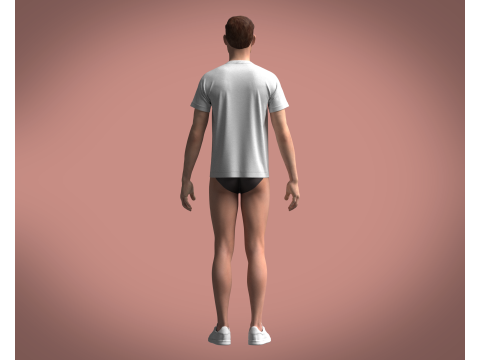 Tshirt - Beach Modelo 3D