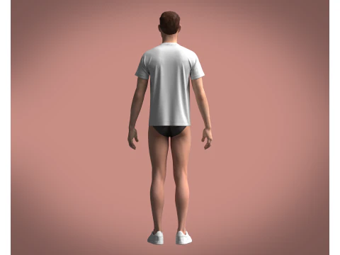 Tshirt - Beach 3D Model