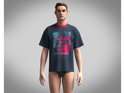 Tshirt - Cool Modelo 3D