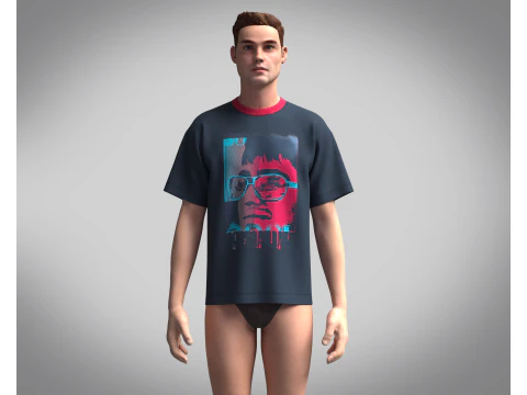 Tshirt - Cool 3D Model