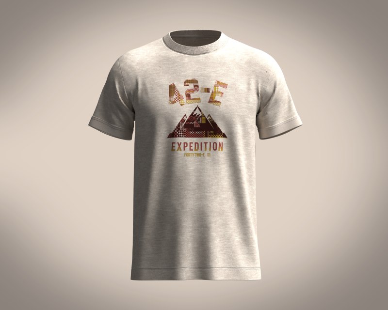 Tshirt - EXPEDITION 3D Model .c4d .max .obj .3ds .fbx .stl .blend