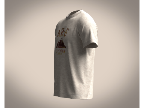 Tshirt - EXPEDITION 3D मॉडल