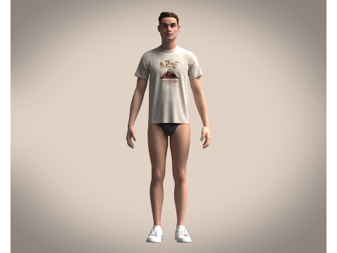 Tshirt - EXPEDITION 3D मॉडल