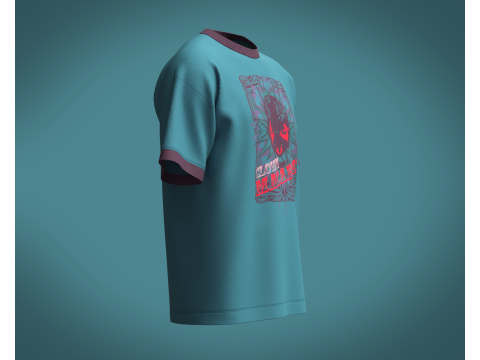 Tshirt - Clown 3Dモデル