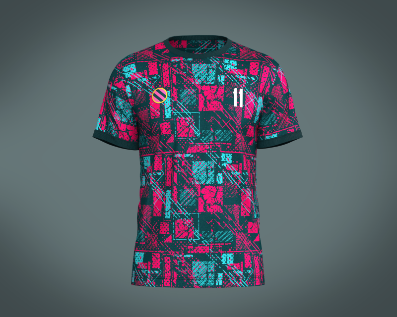 Soccer Red Printed Jersey - 11 3D मॉडल .c4d .max .obj .3ds .fbx .stl .blend 