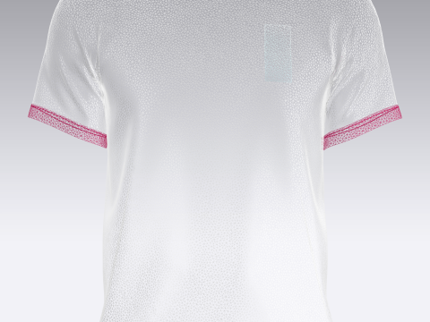 Soccer Red Stripe Jersey Player-11 3D Модель
