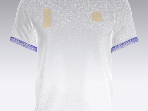 Soccer Sports Blue Jersey Player 11 3D Модель