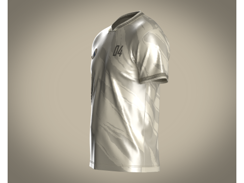 Soccer Sport Jersey - 04 3D 모델