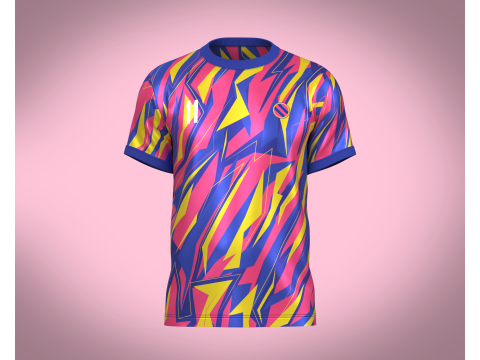 Soccer Sports Blue Jersey Player-11 3Dモデル