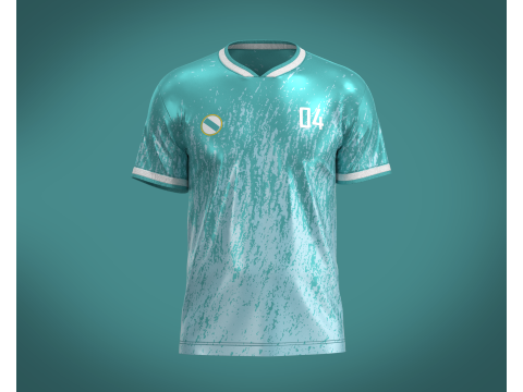 Soccer Sports Jersey Player-04 3Dモデル