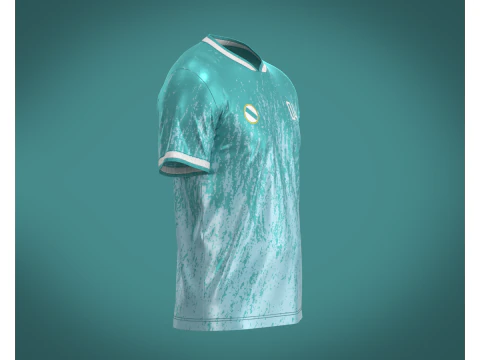 Soccer Sports Jersey Player-04 3D Model